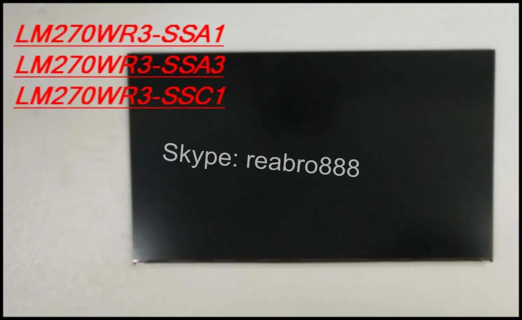 Нов Оригинален LM270WR3-SSA1 LM270WR3-SSA3 LM270WR3-SSC1 LCD екрана 27 инча Панел монитор за LG Изображение 0