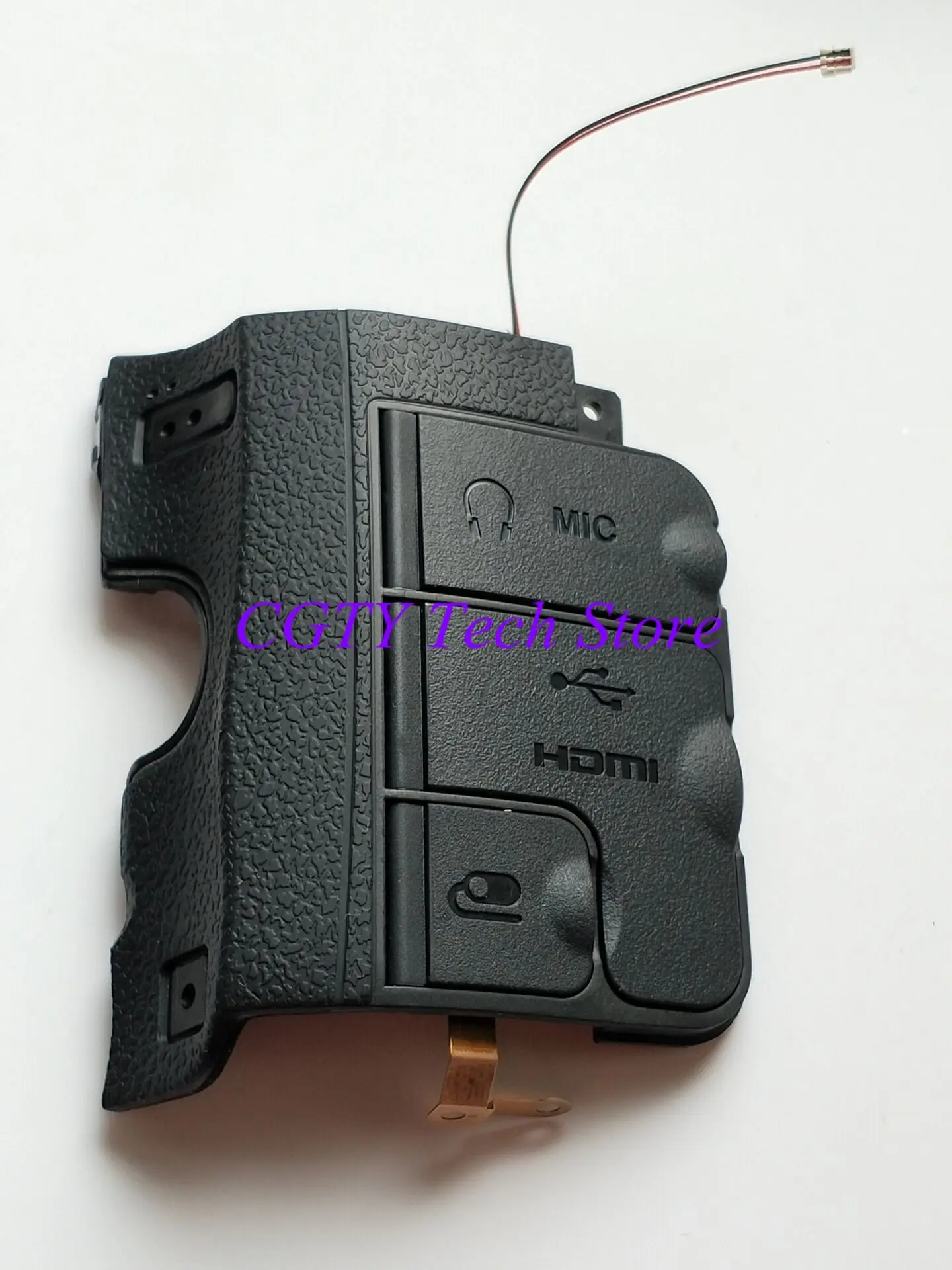 НОВ Оригинален USB калъф с микрофон, HDMI, GPS гума за Nikon D600 D610 Резервни части за ремонт на фотоапарати Изображение 0
