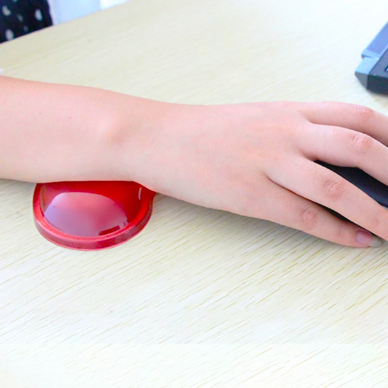 Нов силиконов акцент за китките, подложка за мишка, възглавница за подкрепа на ръка настолен компютър Изображение 1