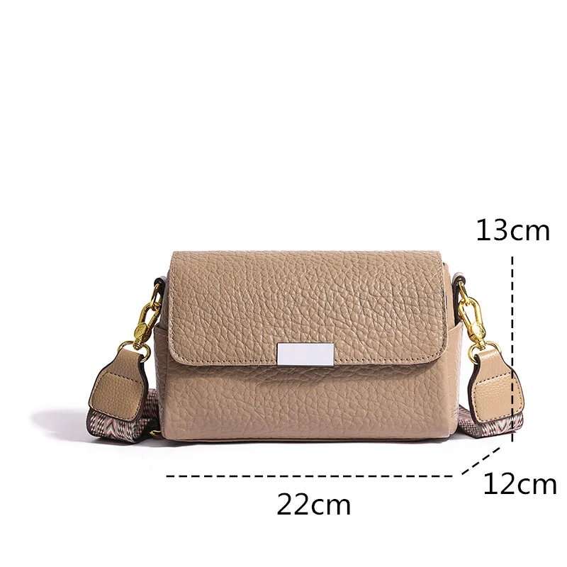 Нова дамска чанта-тоут от 100% естествена кожа, с висококачествена дизайнерска чанта от телешка кожа, модерен чанта през рамо дамски чанти-месинджър Изображение 4
