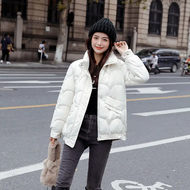 Нова зимна naka облекло 2021 г. с памучна подплата, дамски корейската версия на чужд стил, свободна и универсална модерно яке с памучна подплата Изображение 0