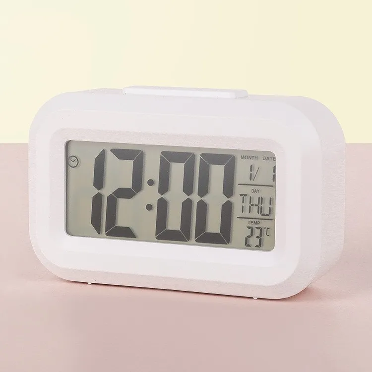 Нови горещи електронни led часовници, светещи точна дисплей температура, часовник за украса на масата в спалнята Изображение 1
