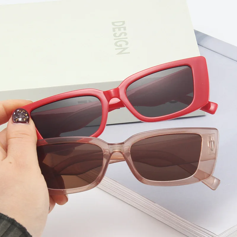 Нови модни слънчеви очила в малка рамка Jelly Ocean Pieces, персонални слънчеви очила за мъже и жени Изображение 0