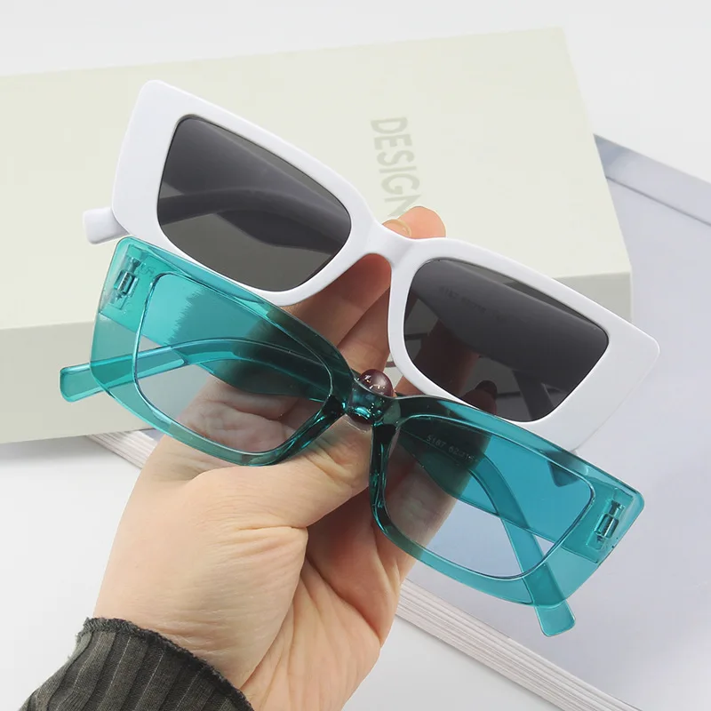 Нови модни слънчеви очила в малка рамка Jelly Ocean Pieces, персонални слънчеви очила за мъже и жени Изображение 3