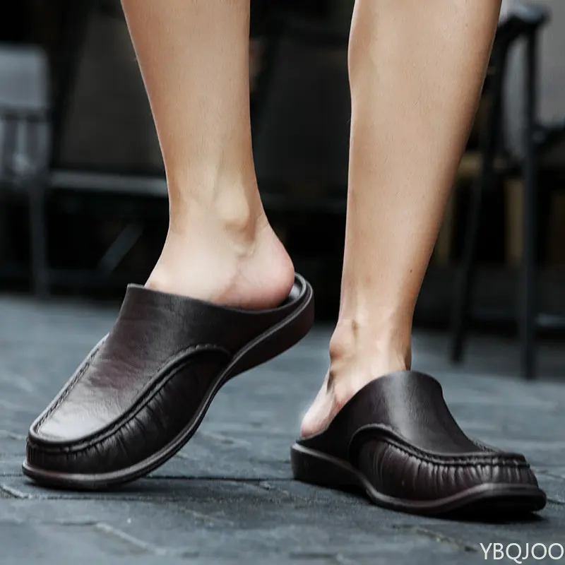 Обувки; Мъжки чехли; обувки на равна подметка без шнур от EVA; пешеходни мъжки обувки са удобни меки домашни сандали; Размер на 40-47; 2023 г. Изображение 3