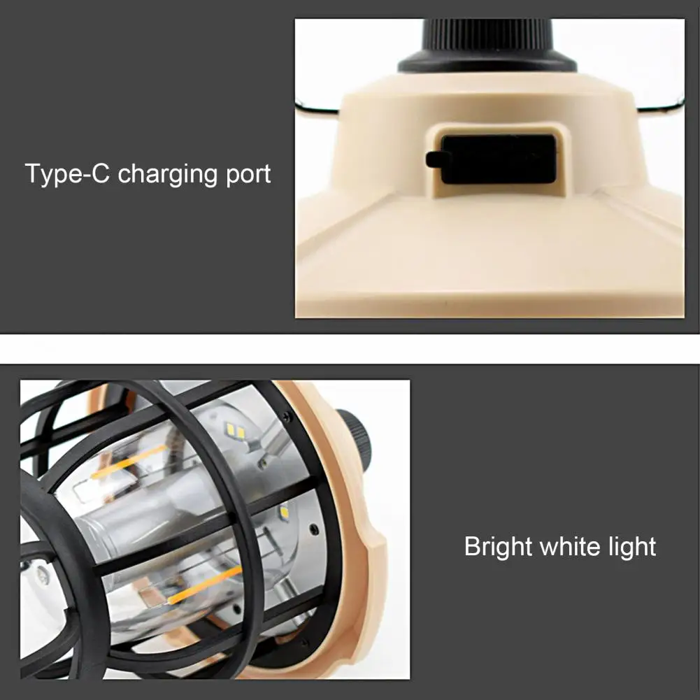 Огън 1 комплект Широко Прилаган ротационен превключвател, ръчно и окачен прожектор, ретро лампа за навес, Аксесоари за къмпинг Изображение 2
