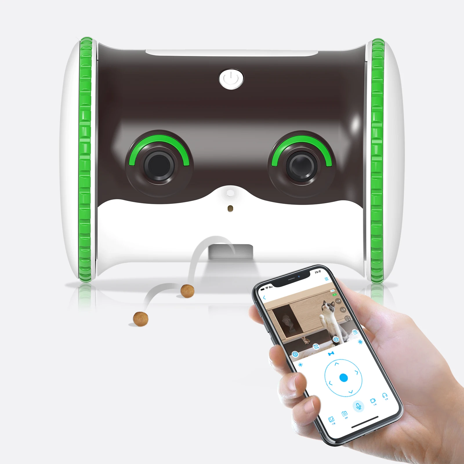 Опаковка на храни за домашни любимци с дистанционно управление Интелигентна Интерактивна Играчка робот-пуховик Изображение 0