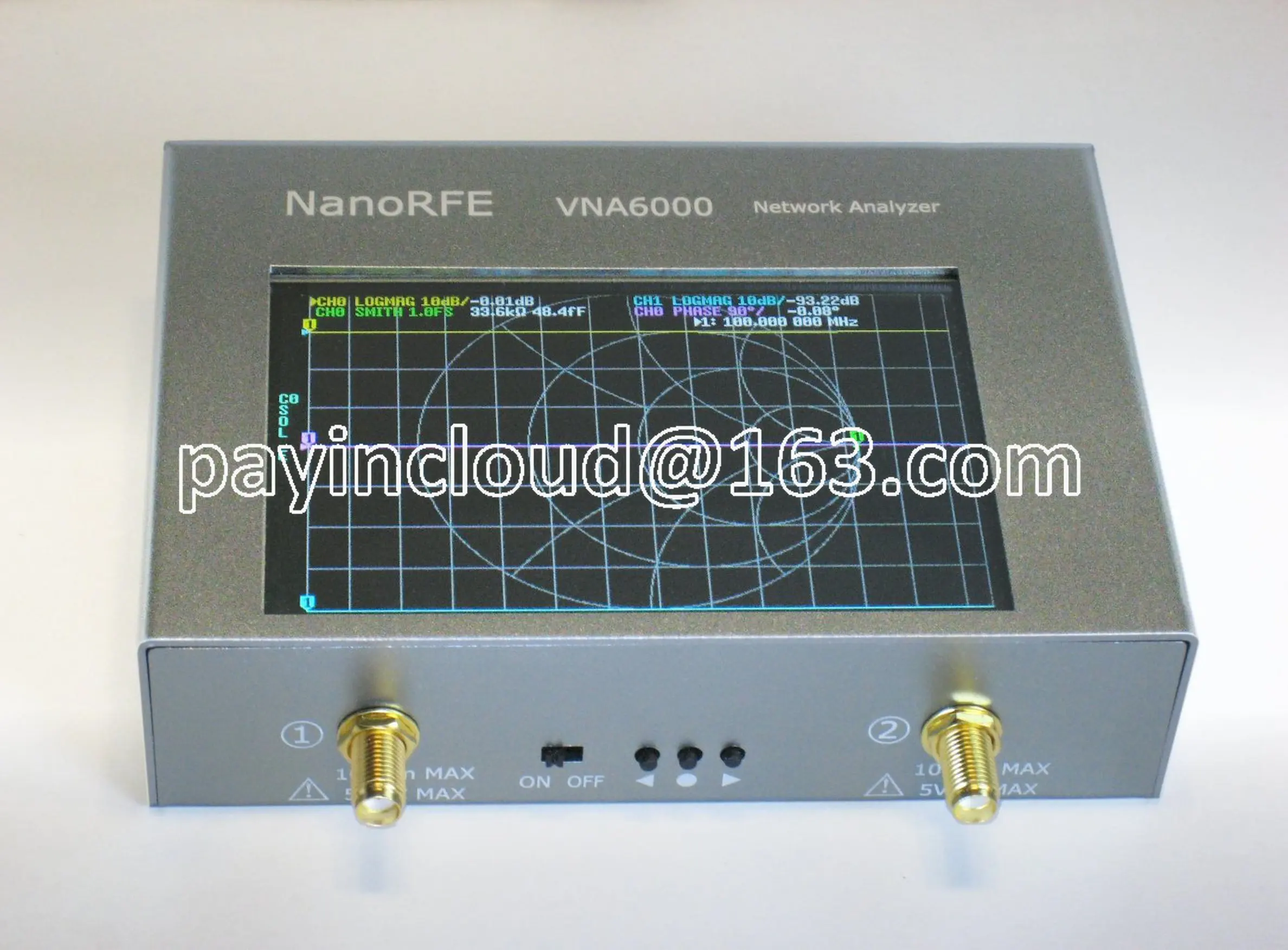 Оригинален Вектор мрежов анализатор на професионално ниво VNA6000 V3 6 Ghz Изображение 0