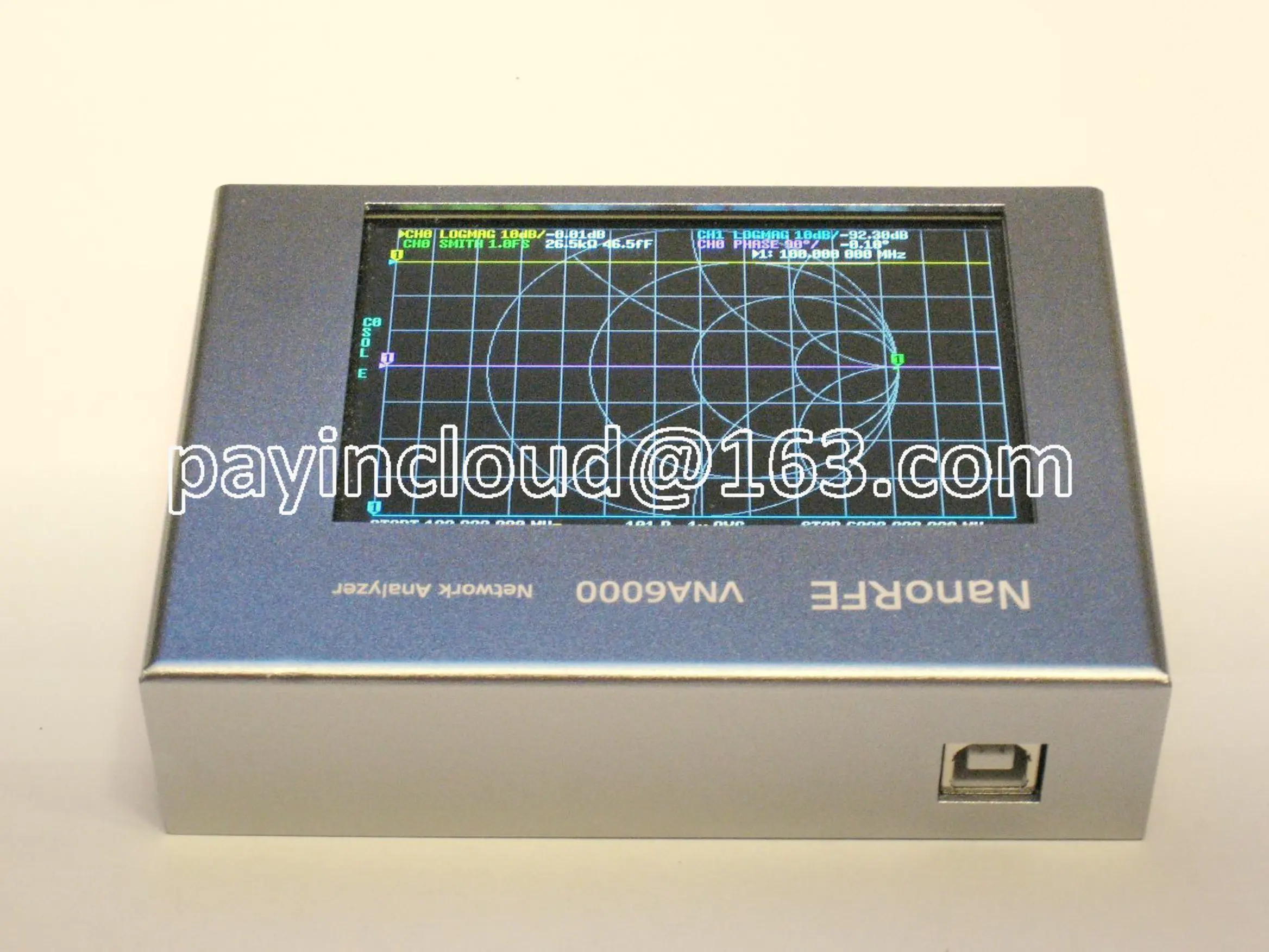 Оригинален Вектор мрежов анализатор на професионално ниво VNA6000 V3 6 Ghz Изображение 2