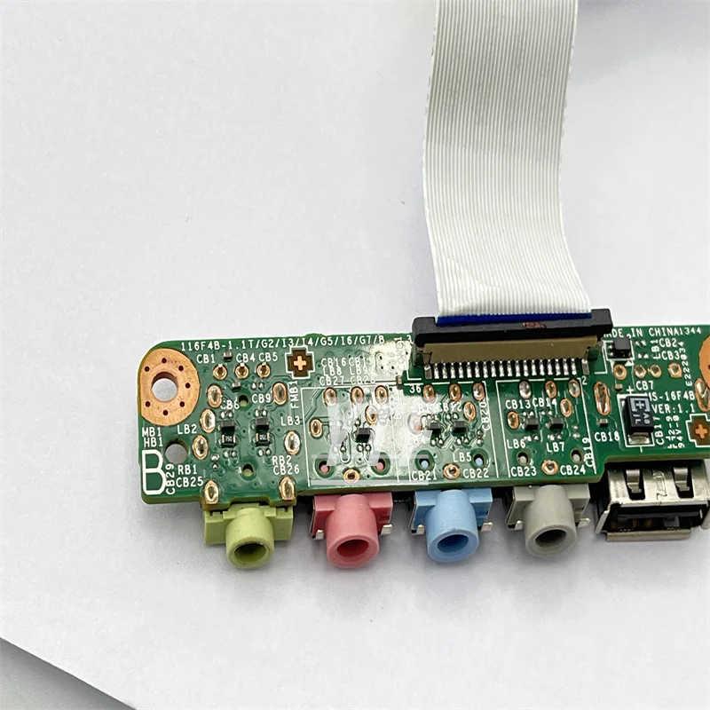 Оригиналът е ЗА MSI GT60 Series Такса аудиоразъема USB кабел Ms-16F4B Ms-16F3B 100% Тест В ред Изображение 1
