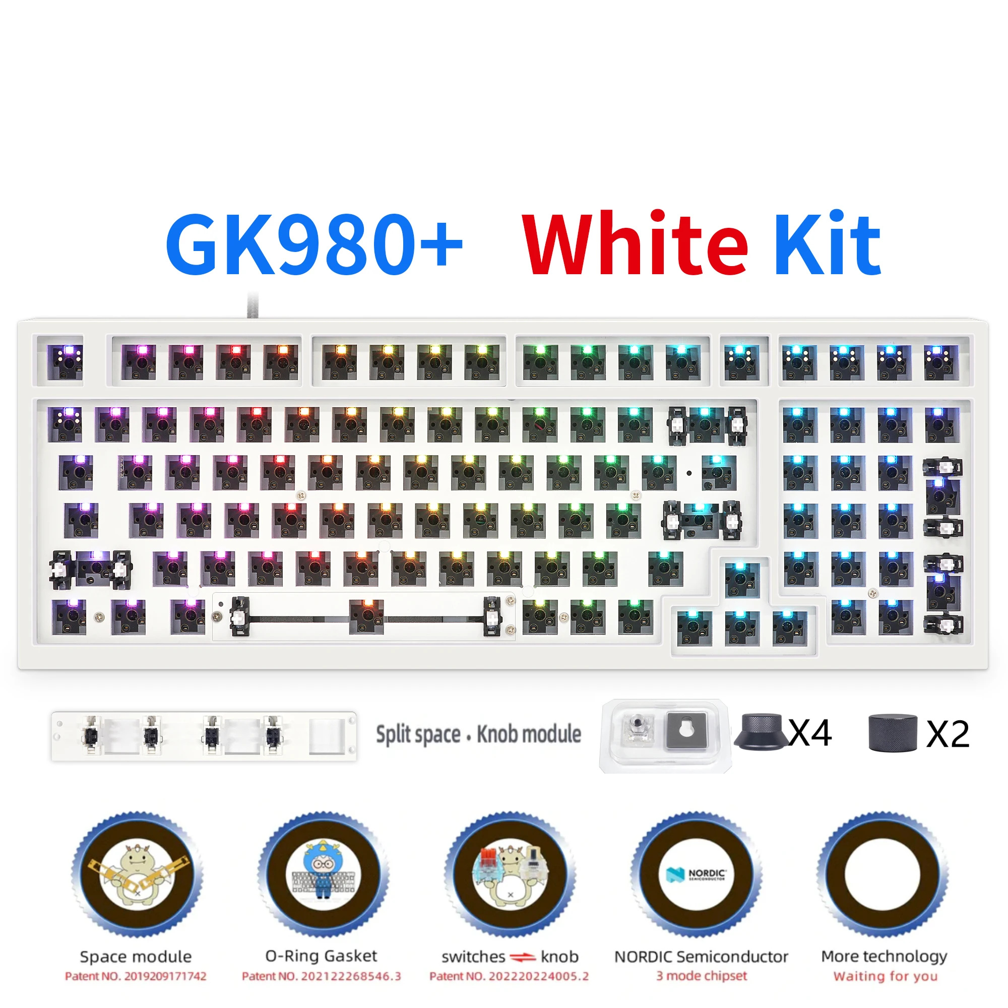 Пластмасов Трехрежимная Уплътнение GK980 с 4 Дръжки RGB С Възможност за 
