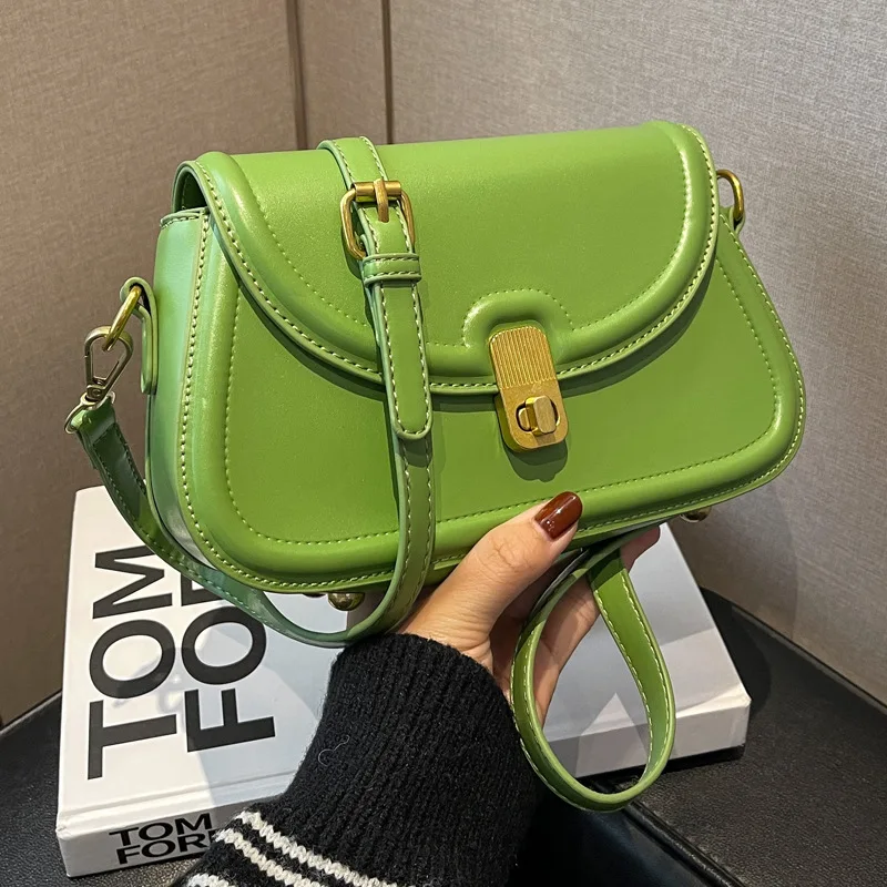 Популярната Женска чанта през рамо 2023, Нова Висококачествена чанта Ins, Нишевая Пролетно Универсална чанта-Месинджър, Малка Квадратна Чанта Изображение 0