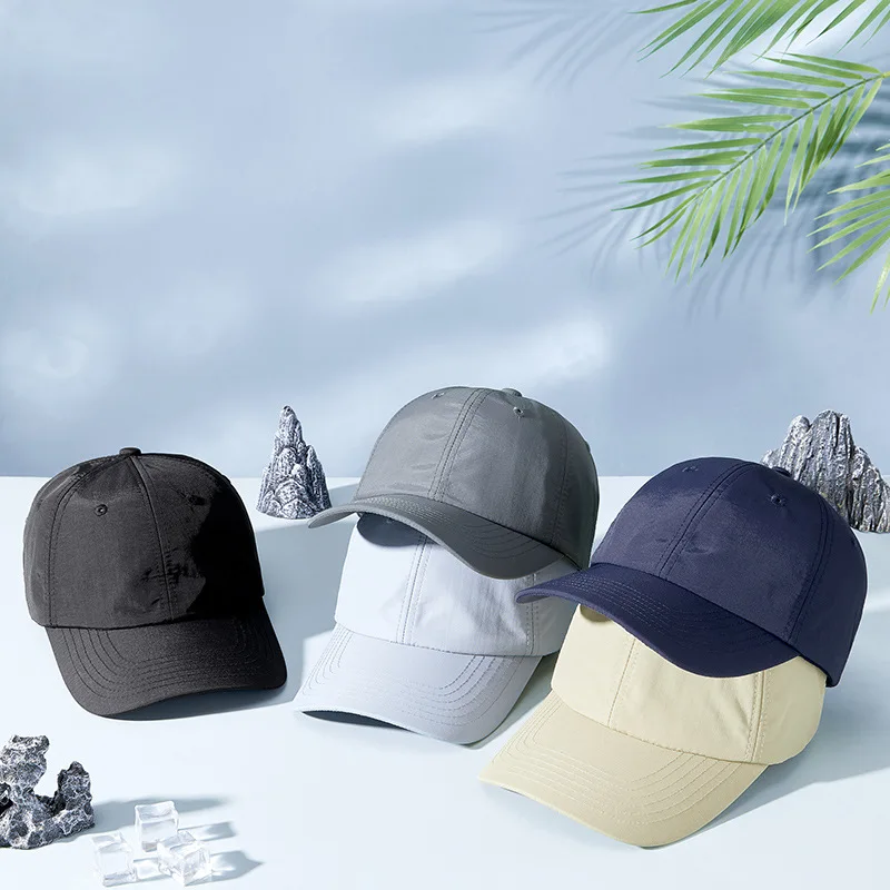 Пролетно-лятна нова градинска шапка, мъжки и дамски спортни дишаща бързосъхнеща шапка, солнцезащитная ветрозащитная бейзболна шапка за почивка Изображение 3