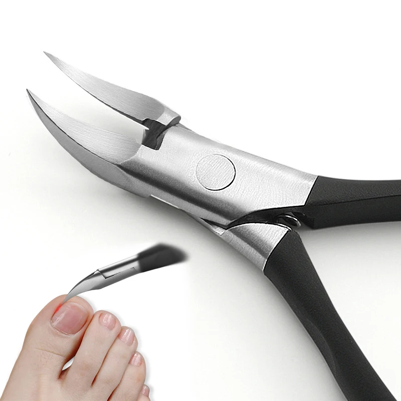 Професионална Ножица за нокти на краката, нокторезачки от неръждаема стомана, тример за Подобряване на грижите за вросшими ноктите при паронихии с кутия Изображение 0