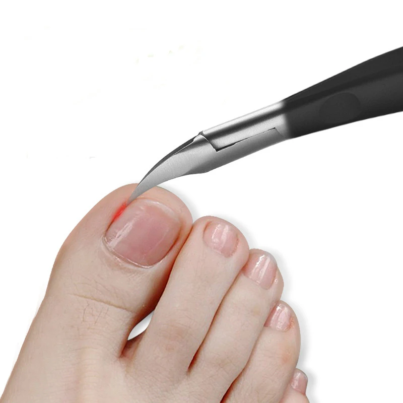 Професионална Ножица за нокти на краката, нокторезачки от неръждаема стомана, тример за Подобряване на грижите за вросшими ноктите при паронихии с кутия Изображение 5