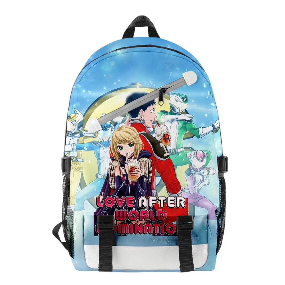 Раница с цип Love After World Domination 2023, Нова Мода, просто класически студентски чанта от полиестер, пътна чанта Изображение 4
