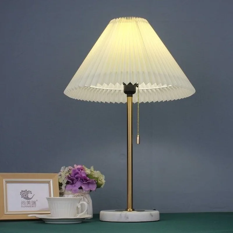 Реколта ретро Скандинавски Нощна настолна лампа за четене в спалнята, за съхранение на Неща, Настолни лампи Оригами, офис маса в общежитието на колежа, светодиодна настолна лампа Изображение 0