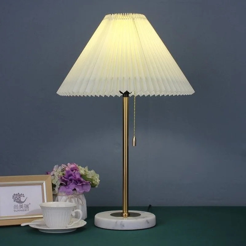 Реколта ретро Скандинавски Нощна настолна лампа за четене в спалнята, за съхранение на Неща, Настолни лампи Оригами, офис маса в общежитието на колежа, светодиодна настолна лампа Изображение 4