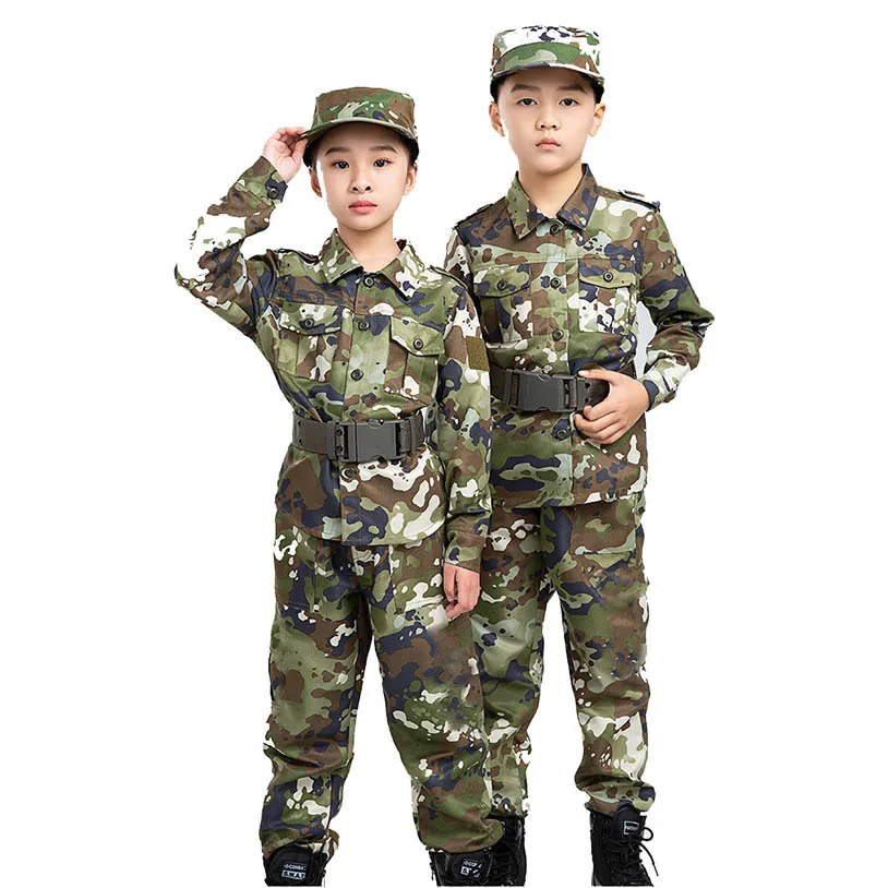 Риза за лов и стрелба на открито, бойна фронт, тактически комплект BDU, бойни дрехи, камуфляжная детска форма Изображение 1
