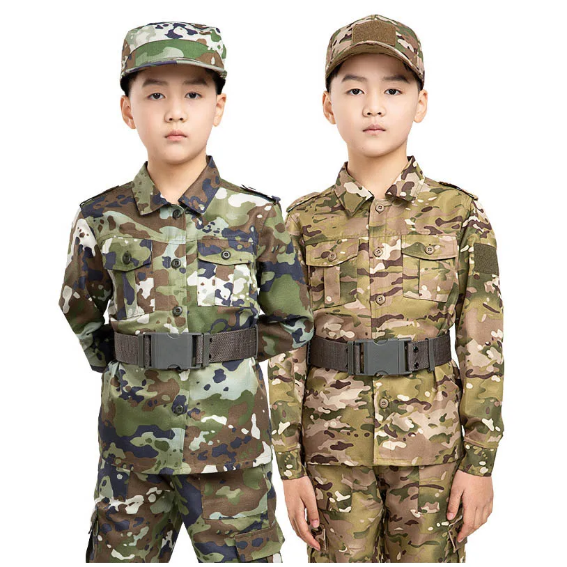 Риза за лов и стрелба на открито, бойна фронт, тактически комплект BDU, бойни дрехи, камуфляжная детска форма Изображение 2