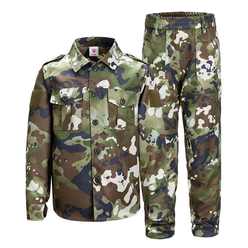 Риза за лов и стрелба на открито, бойна фронт, тактически комплект BDU, бойни дрехи, камуфляжная детска форма Изображение 5