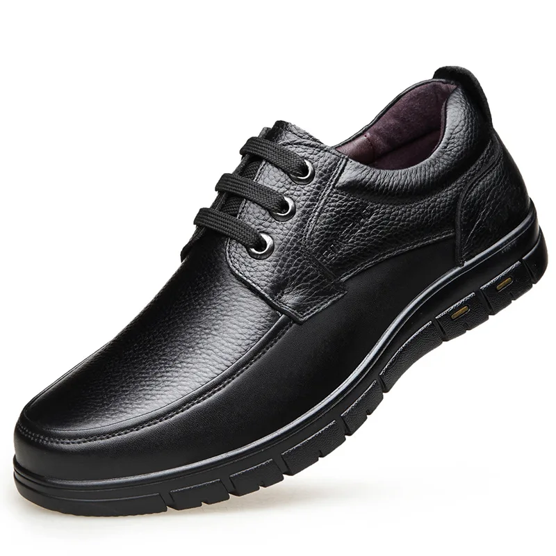 Ръчно изработени обувки, ежедневни обувки от естествена кожа за мъже, пешеходната обувки на равна платформа, градинска обувки, лоферы, дишащи маратонки Изображение 1