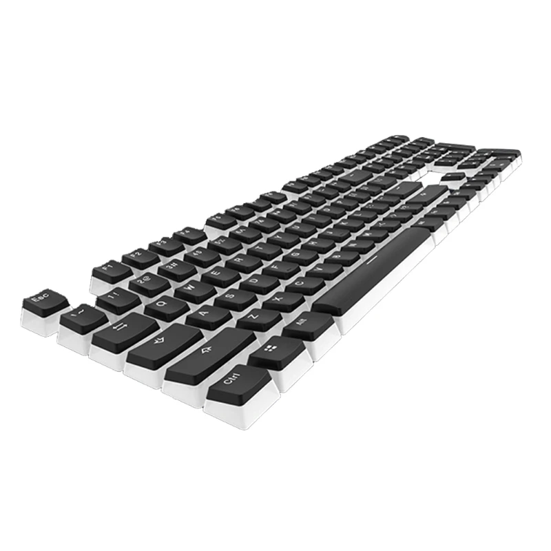 Само капачка за ключове, PBT Pudding Backlight Keycap 104 клавиша/Комплект OEM-профили, Утолщающие капачки за ключове, Съвместими с ключа Cherry Mx Изображение 5