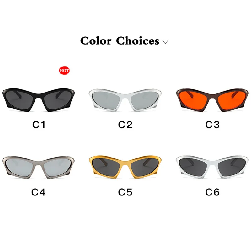Слънчеви очила KUMARRY Y2k, Дамски/Мъжки Слънчеви очила 2023, Маркови и Дизайнерски Слънчеви Очила в стил Steampunk, Висококачествено Облекло За Очите, gafas de sol UV400 Изображение 3