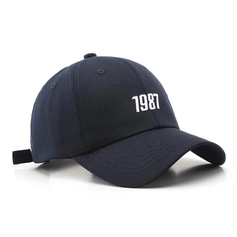 Спортна бейзболна шапка на открито, модерна бейзболна шапка с бродирани номер, регулируем бейзболна шапка в стил хип-хоп, мъжки солнцезащитная шапка, ежедневни шапка с козирка Изображение 1