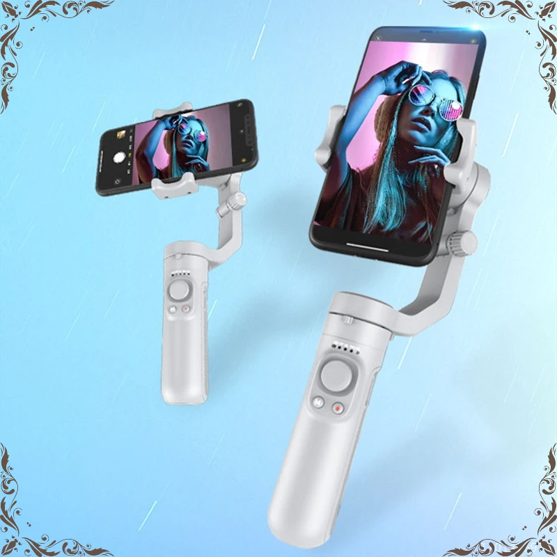 Страхотен НОВ 3-Аксиален сгъваем ръчен кардан стабилизатор за мобилен телефон, стабилизатор на видео запис видеоблогов за iPhone 14, смартфон Xiaomi Изображение 0