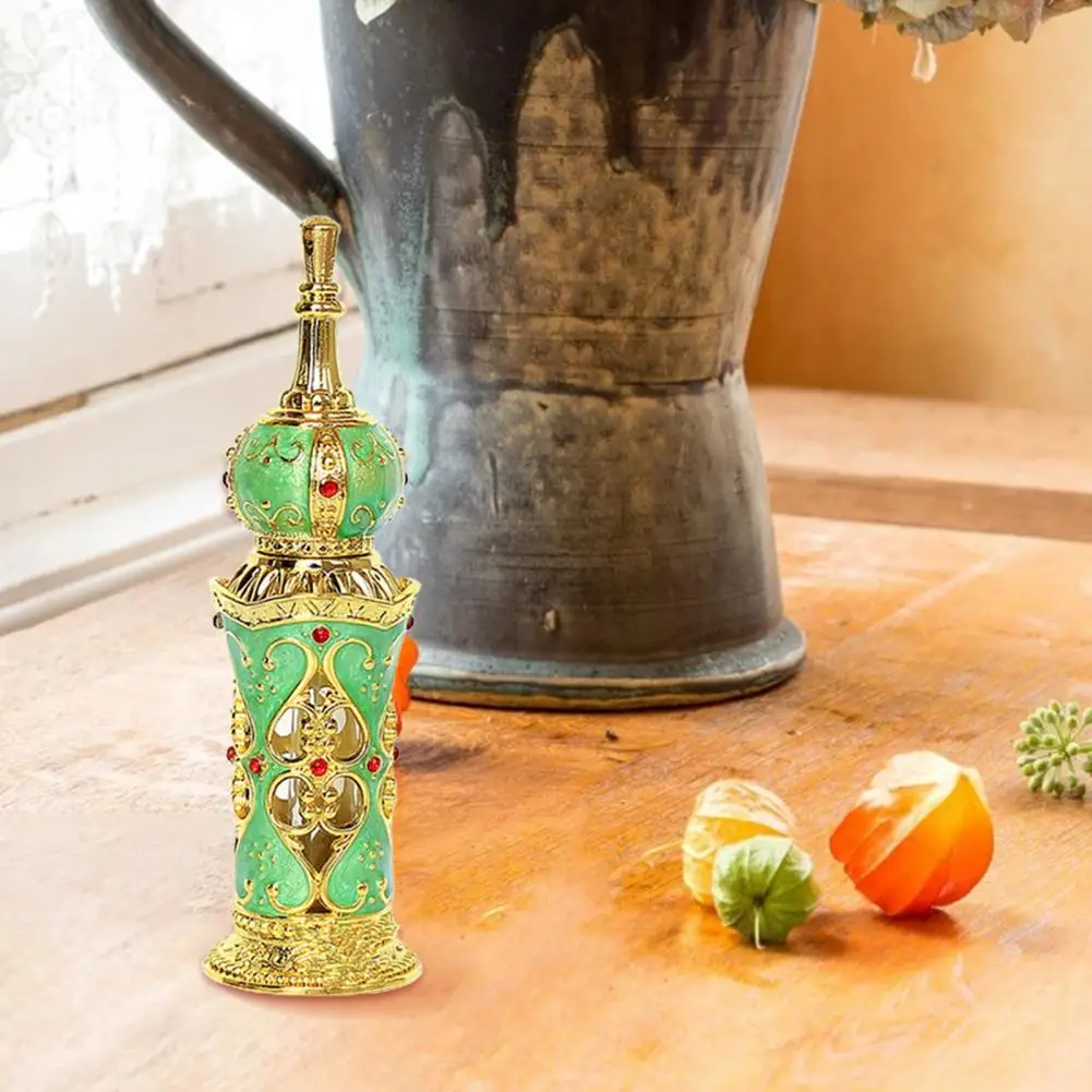 Стъклена бутилка за многократна употреба парфюм за пътуване Без изтичане на Празен флакон на парфюм в арабски стил за вашия грим Изображение 1