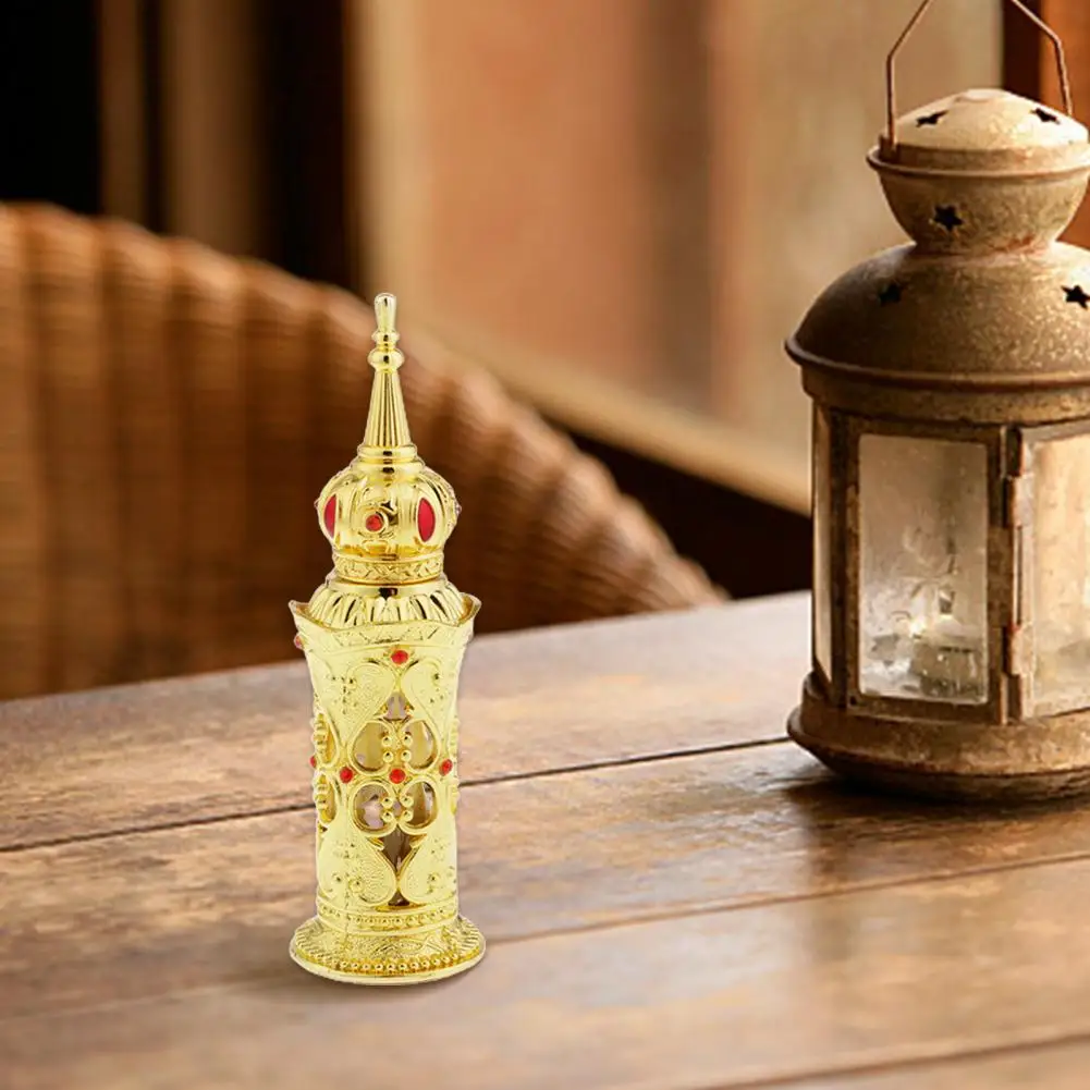 Стъклена бутилка за многократна употреба парфюм за пътуване Без изтичане на Празен флакон на парфюм в арабски стил за вашия грим Изображение 3