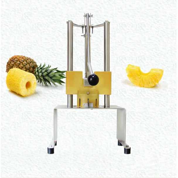 Търговски ръчна машина за почистване на ананас от ядрото, Плот от неръждаема стомана, устройство за нарязване на ананас за лесно отстраняване на ядро Изображение 3