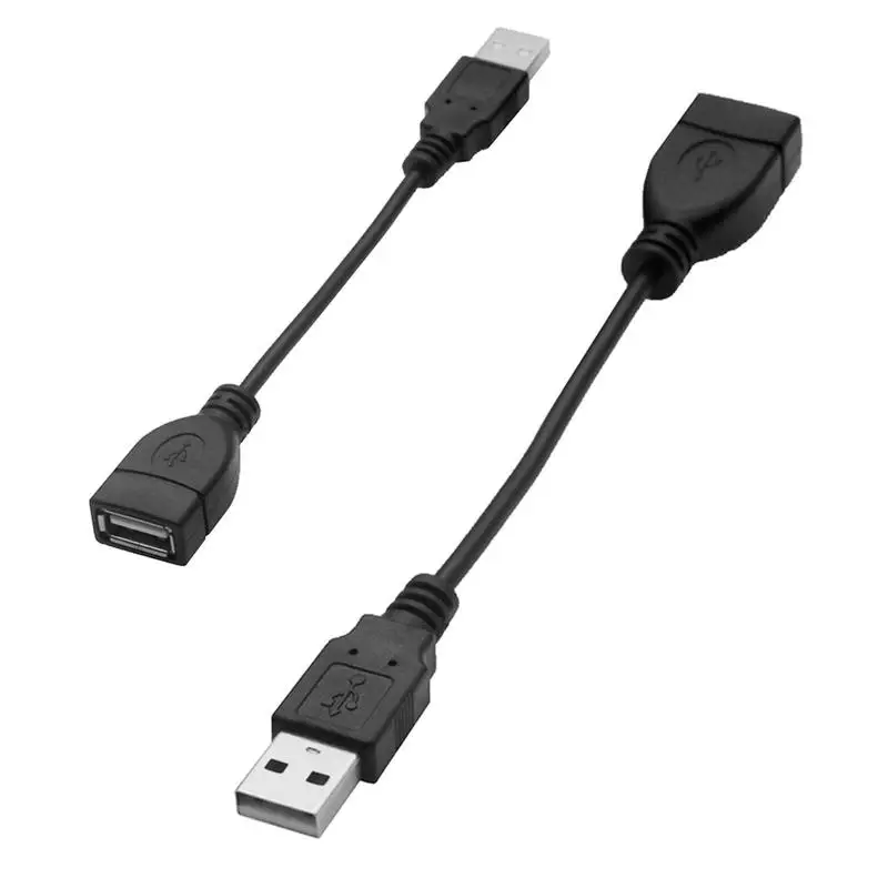 Удължителен кабел, USB 2.0 Къс Кабел-Кабел За Smart TV, PS4 Speed Data Extension, Зарядни устройства, Кабели От мъжа към Жената Тел 0,5 М 0,6 М 0,7 М 0,8 М Изображение 1