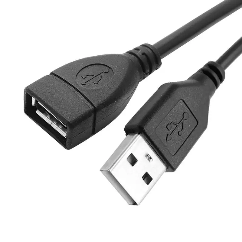 Удължителен кабел, USB 2.0 Къс Кабел-Кабел За Smart TV, PS4 Speed Data Extension, Зарядни устройства, Кабели От мъжа към Жената Тел 0,5 М 0,6 М 0,7 М 0,8 М Изображение 2