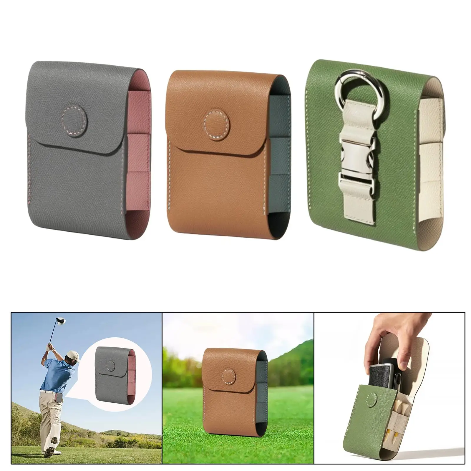 Чанта за далекомер за голф, Противоударная поясная чанта, аксесоар за голф Изображение 0