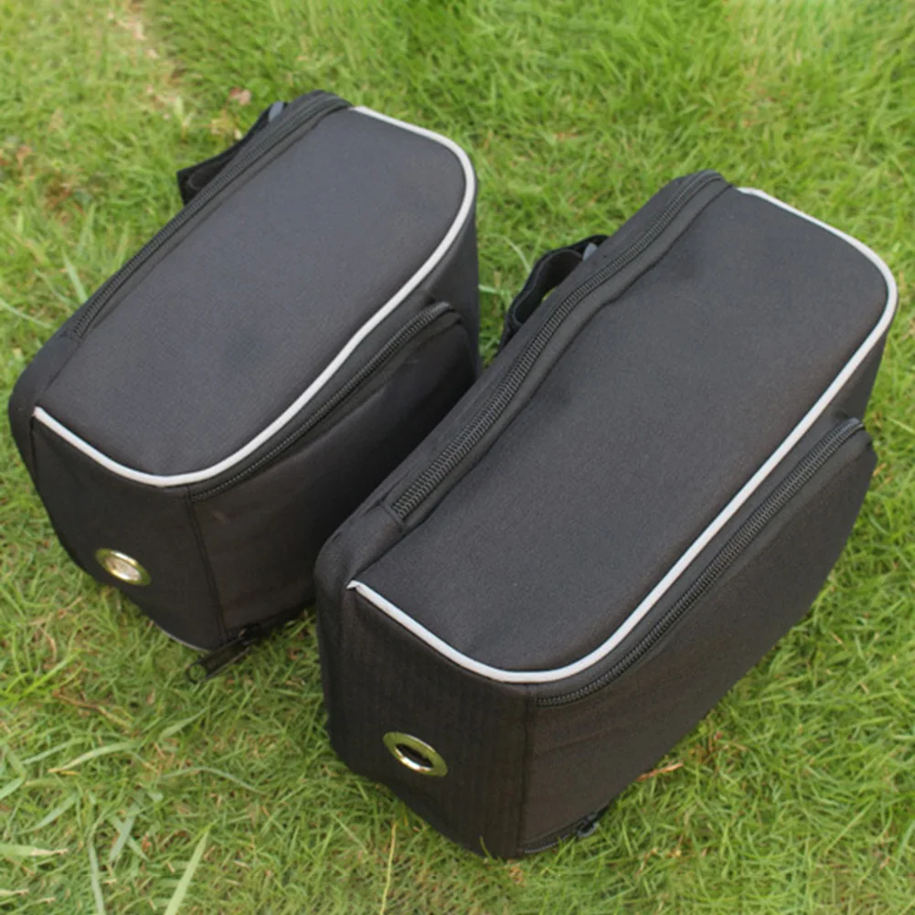 Чанта за каране на волана, чанта за главата, Чанта за съхранение на батерията на електрическото колело, кошница за съхранение на предната рамка на велосипеда и сгъваем калъф за съхранение на волана Изображение 3