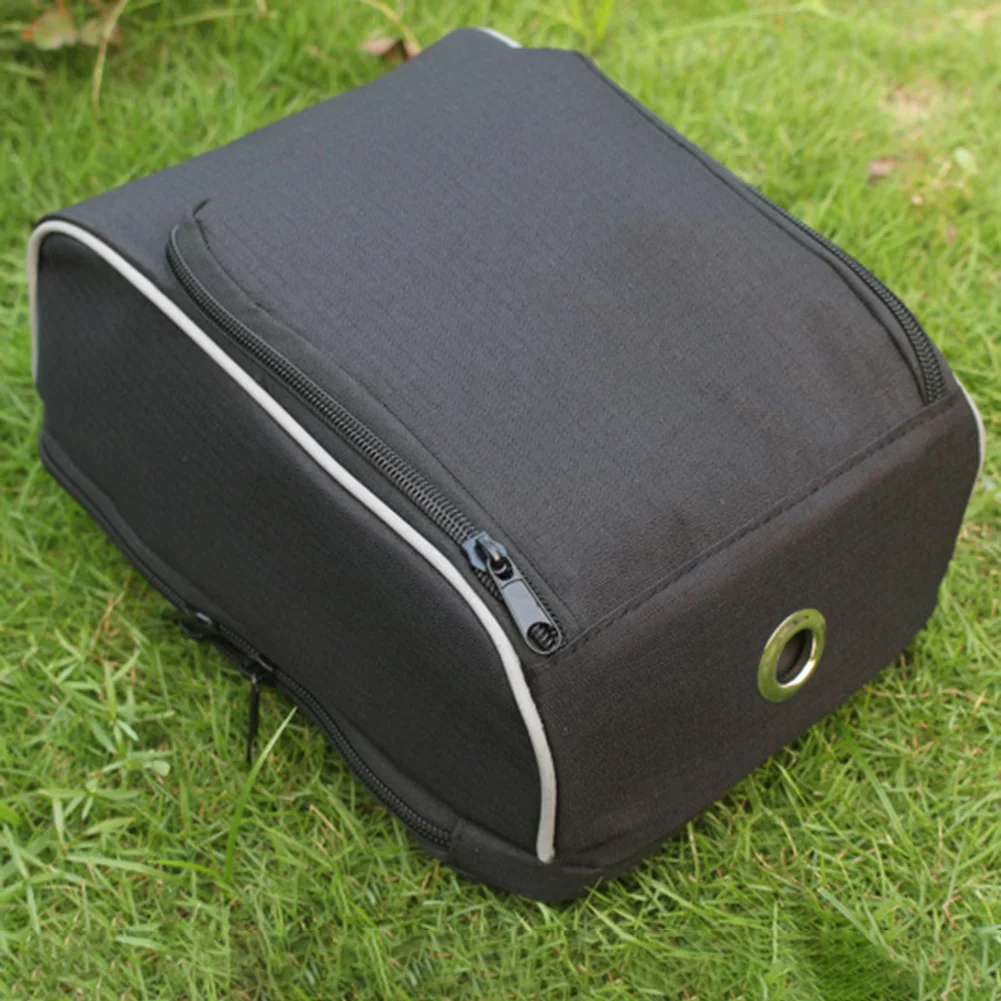 Чанта за каране на волана, чанта за главата, Чанта за съхранение на батерията на електрическото колело, кошница за съхранение на предната рамка на велосипеда и сгъваем калъф за съхранение на волана Изображение 4