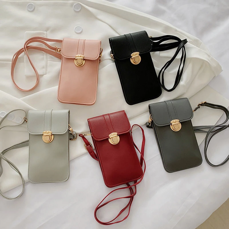 Чанта за мобилен телефон, мини чанта през рамо за жени, чанта за телефон универсална телефонна каса, дамски чанти за едно рамо, чантата Изображение 1