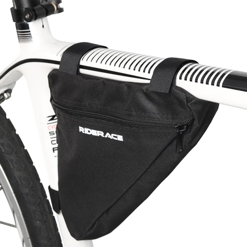 Чанта за рамката на предната тръба на велосипеда Водоустойчив найлон велосипедна триъгълна чанта за каране на открито Чанта за съхранение на мобилен телефон Велосипедни аксесоари Изображение 4