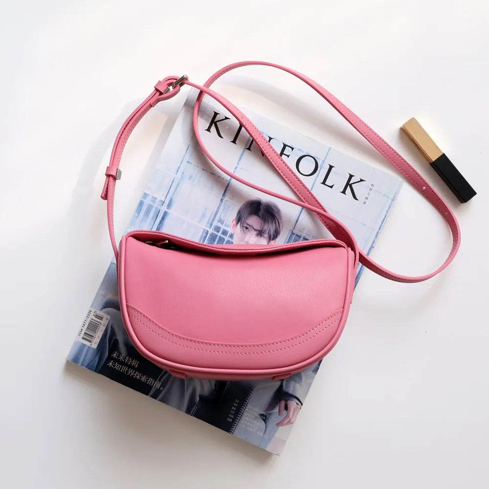 Чанти от естествена кожа за жени 2023, Нови летни чанти през рамо, луксозни дизайнерски Дамски чанти-незабавни посланици, лесна чанта-скитник, Безплатна Доставка Изображение 2