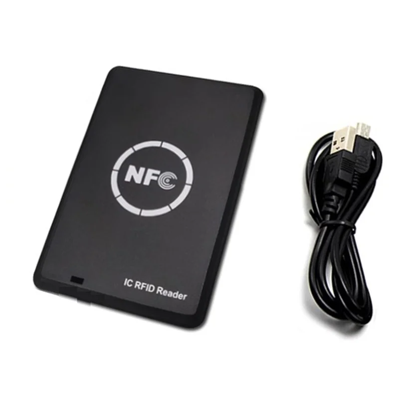 Четец на карти IC RFID RFID ксерокс, копирна машина, устройство за четене на смарт карти NFC, 13,56 Mhz, криптиран програмист Изображение 3